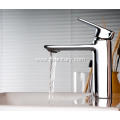 Brass Bathroom Water Faucets With Polished Chrome